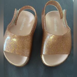 Mini Melissa toddler pink Jelly Sandals